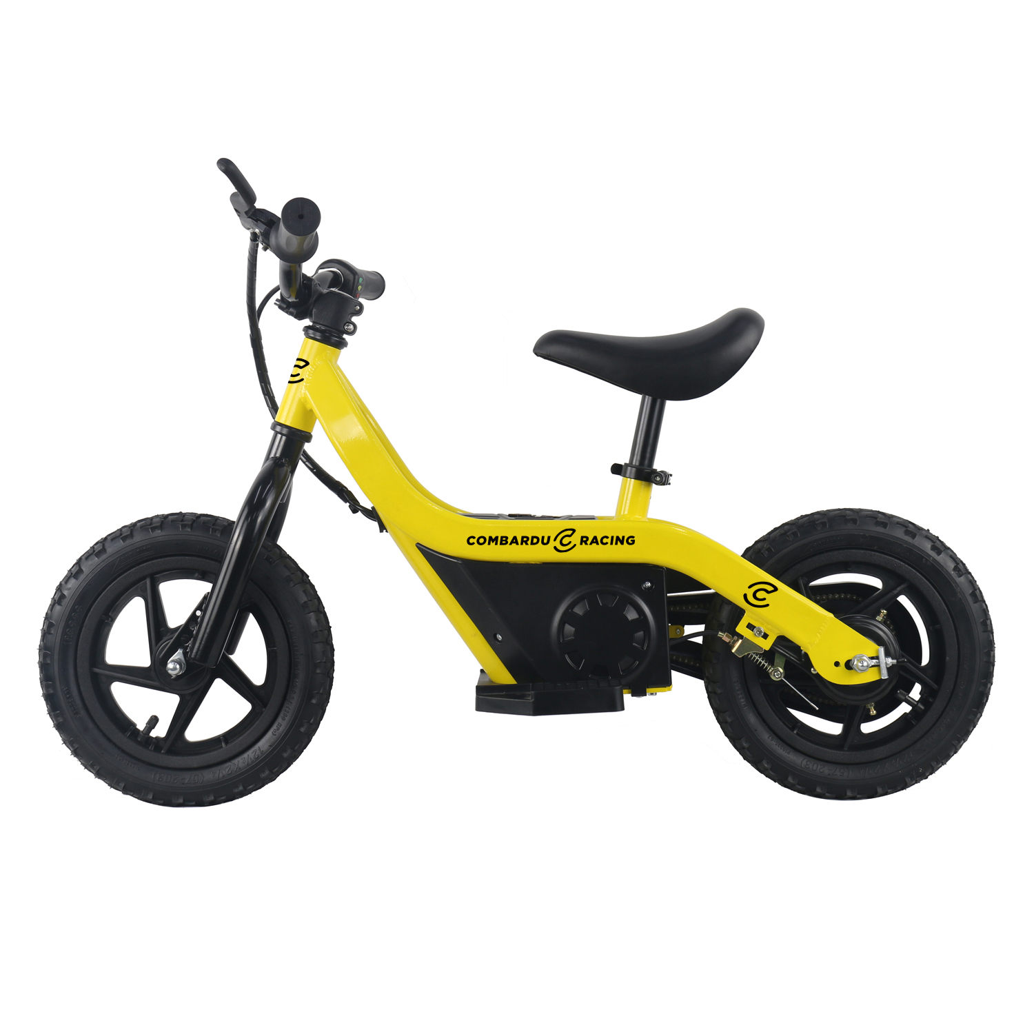 100W 24V niños de 12 pulgadas ninguna bicicleta del pedal, mini bici eléctrica de la balanza del carbono del uno mismo del bebé de los niños de los niños