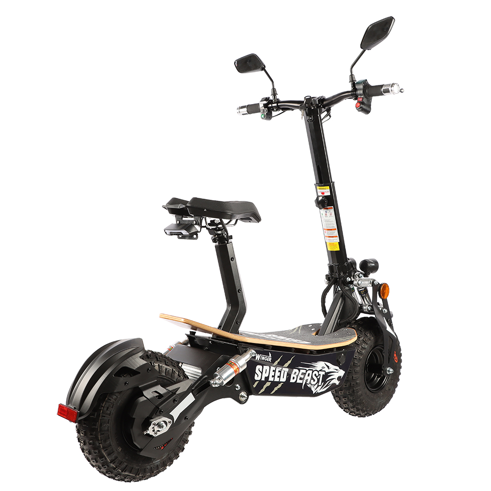 Potente scooter eléctrico de ruedas grandes de 14 pulgadas 3000W