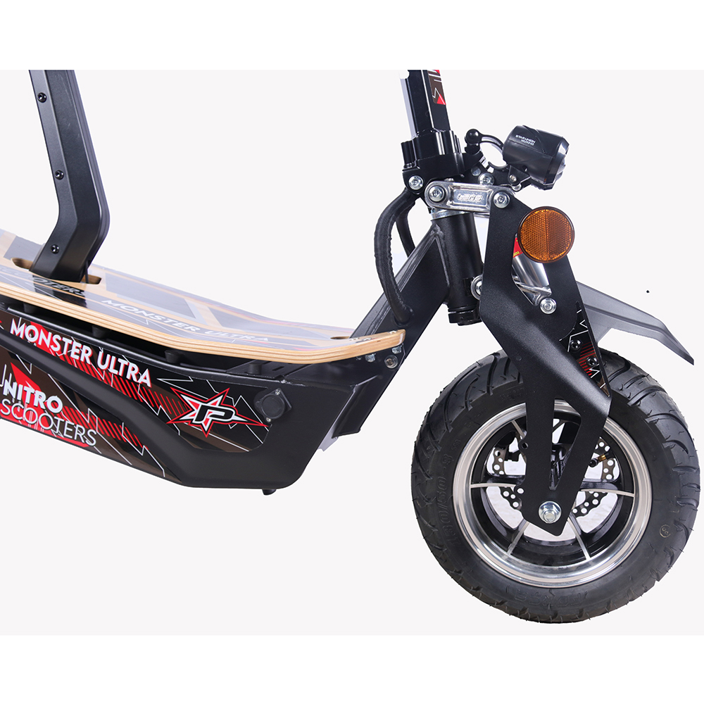 Scooter eléctrico 48v 1600w del motor del cubo de rueda grande del extremo