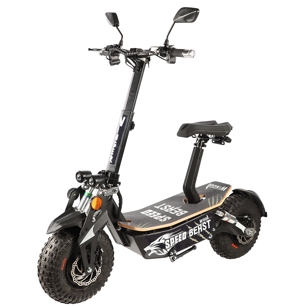 Potente scooter eléctrico de ruedas grandes de 14 pulgadas 3000W