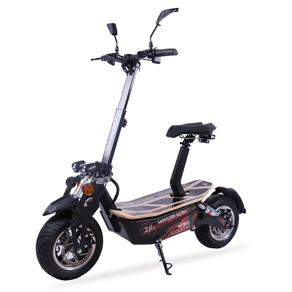 Scooter eléctrico 48v 1600w del motor del cubo de rueda grande del extremo