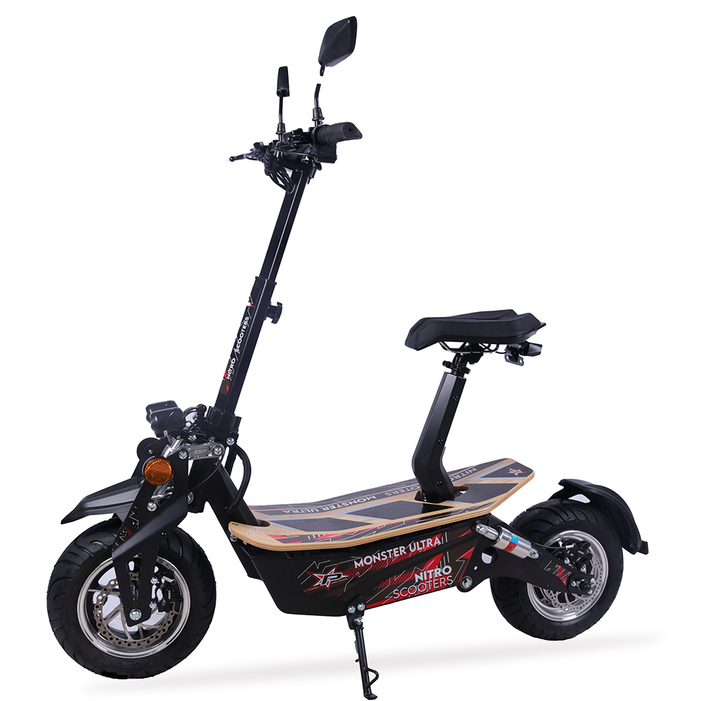 Scooter eléctrico 48v 1600w del motor del cubo de rueda grande del extremo