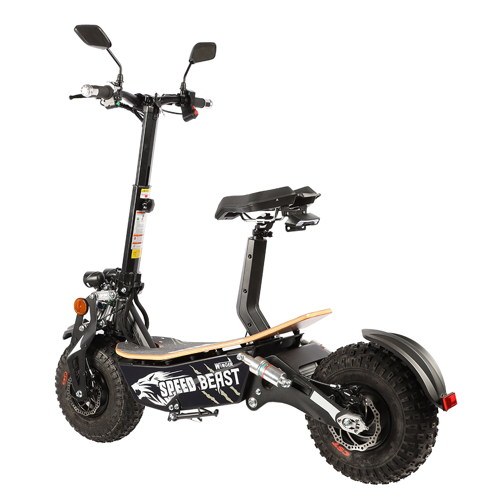 Potente scooter eléctrico de ruedas grandes de 14 pulgadas 3000W