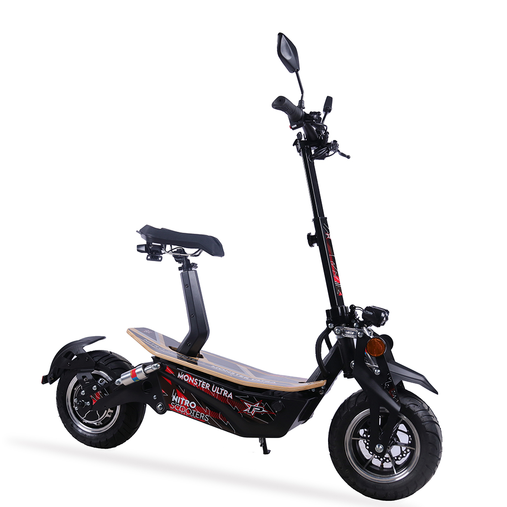 Scooter eléctrico 48v 1600w del motor del cubo de rueda grande del extremo