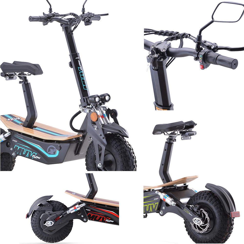 Patinete Scooter Elétrico Todoterreno Monster 2000W 48V Scooter Eléctrico